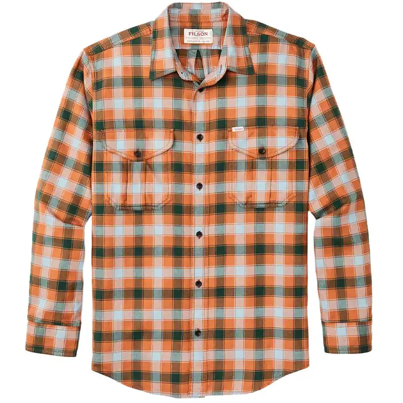 Filson LT WT Alaskan Guide Hemd, kariert Schneller Versand